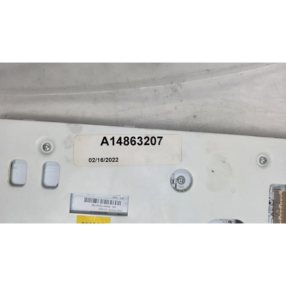 Frigidaire A14863207 User Interface Assembly Refrigerator